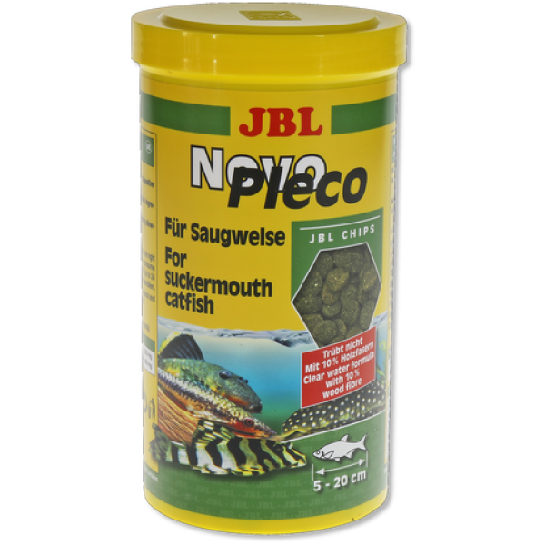 JBL NovoFect - Корм для растительноядных акв. рыб и креветок, табл., 1 л (640 г)