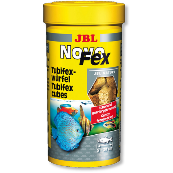 JBL NovoFex - Доп. корм из трубочника для акв. рыб и черепах, 250 мл (30 г)