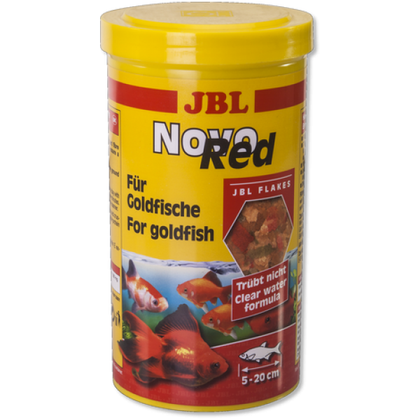 JBL NovoRed - Осн. корм для золотых рыбок в эконом. упаковке, хлопья, 750 мл (135 г)