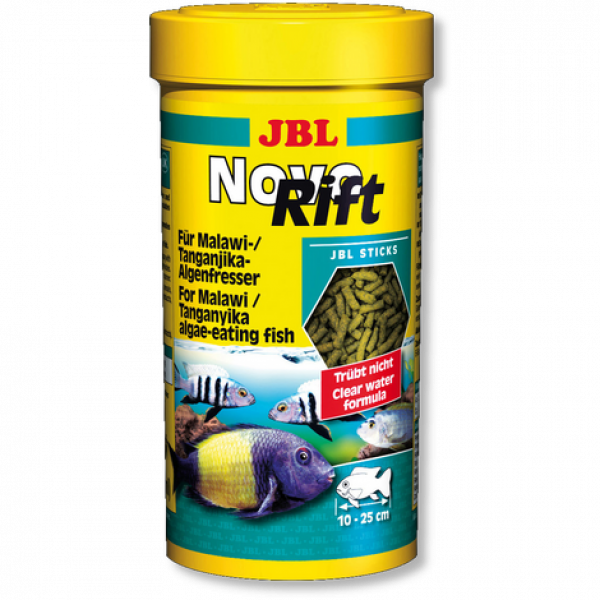 JBL NovoRift - Осн. корм для растительноядных цихлид, палочки, 1 л (530 г) JBL NovoRift - Осн. корм для растительноядных цихлид, палочки, 1 л (530 г)