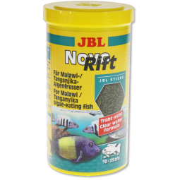 JBL NovoRift - Осн. корм для растительноядных цихлид, палочки, 250 мл (133 г)
