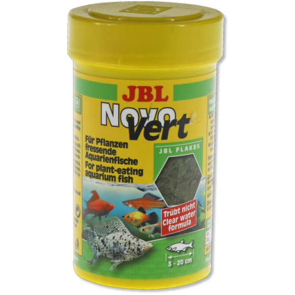 JBL NovoVert - Осн. корм для растительноядных пресн. акв. рыб, хлопья, 250 мл (40 г)