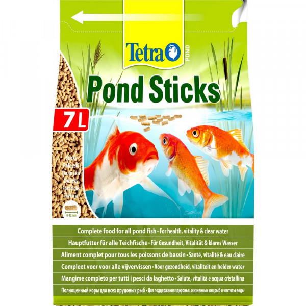 Корм для прудовых рыб Tetra Pond Sticks 7л (пакет) основной гранулы