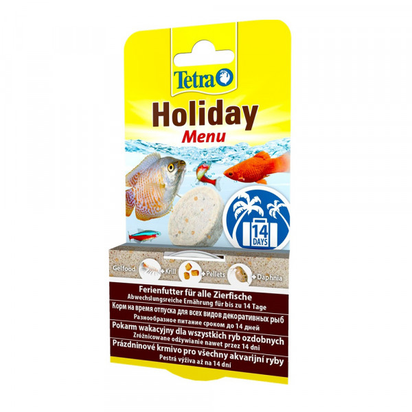 Корм для рыб Tetra Holiday Menu 30г корм желе на 14 дней