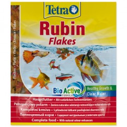 Корм для рыб Tetra Rubin Flakes 12г пакет хлопья для окраса
