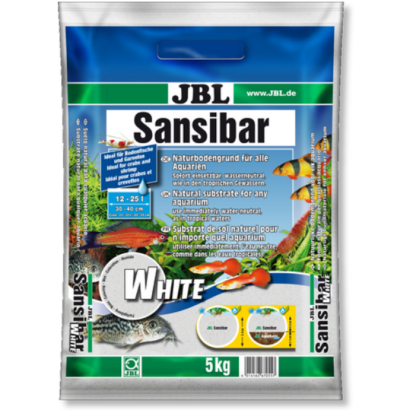 JBL Sansibar WHITE - Декоративный грунт д/пресн и морских аквариумов, белый, 5 кг