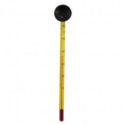 Мини-термометр 15см желтый