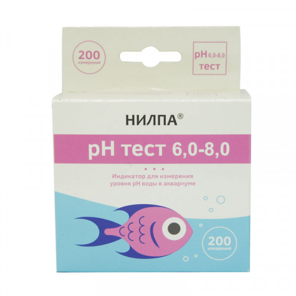 "Тест Ph 6,0-8,0" - тест для измерения уровня кислотности воды