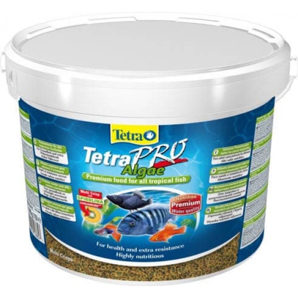 Корм для рыб Tetra Algae Mix 10л хлопья растительные (ведро)