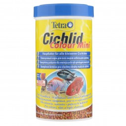 Корм для рыб Tetra Cichlid Colour Mini Pellets 500мл