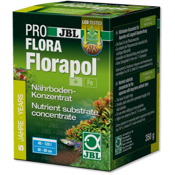 JBL Florapol - Грунтовое удобрение д/растений в пресн аквариуме, 350 г, на 50-100 л
