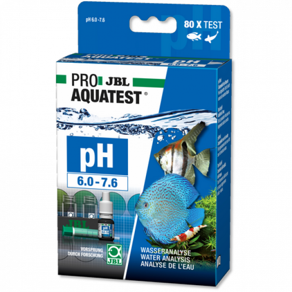 JBL ProAquaTest pH 6-7.6 - Экспресс-тест рН в пресной и морской воде в диап 6-7,6 ед
