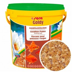 Сера Корм для золотых рыб в хлопьях GOLDY 10 л 2 кг (ведро) (S0890)