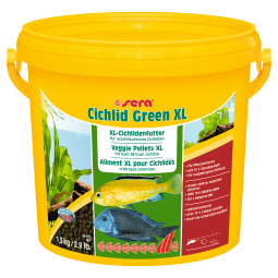 Сера Корм для цихлид растительноядных CICHLID GREEN XL 3800 мл. 1,3 кг. (S0217)