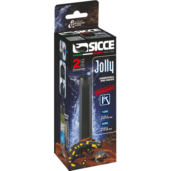 Сичче Обогреватель JOLLY пластиковый 20 W для аквариумов 20-40 л (55512)