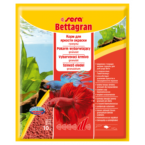 Сера Корм для петушков в гранулах BETTAGRAN 10 г (пакетик) (S0103)
