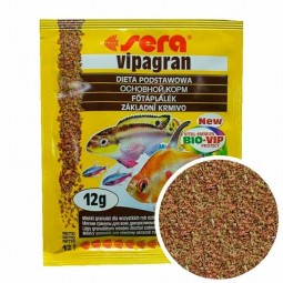 Сера Корм для рыб основной в гранулах VIPAGRAN   12 г (пакетик) (S0200)