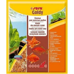 Сера Корм для золотых рыб в хлопьях GOLDY 12 г (пакетик) (S0832)